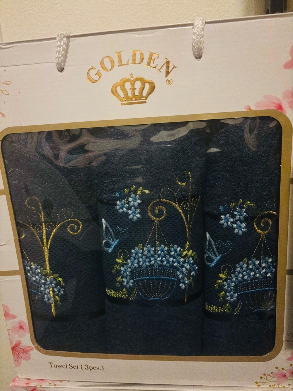 Navy Embroidered Kids Top - Navy Blue